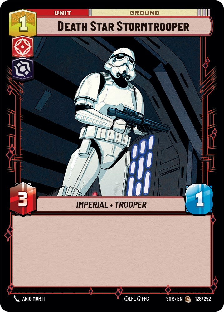 Death Star Stormtrooper (128/252) [Spark of Rebellion] | Cards and Coasters CA
