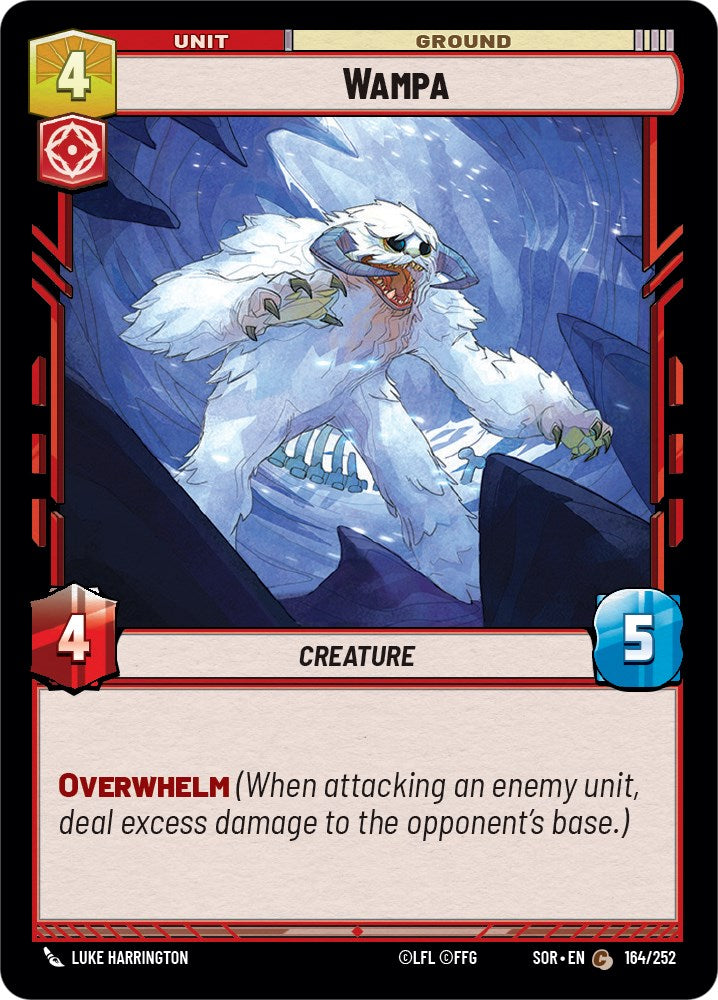 Wampa (164/252) [Spark of Rebellion] | Cards and Coasters CA