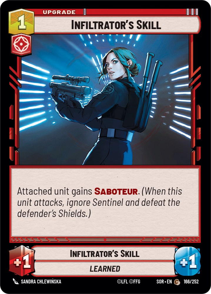 Infiltrator's Skill (166/252) [Spark of Rebellion] | Cards and Coasters CA