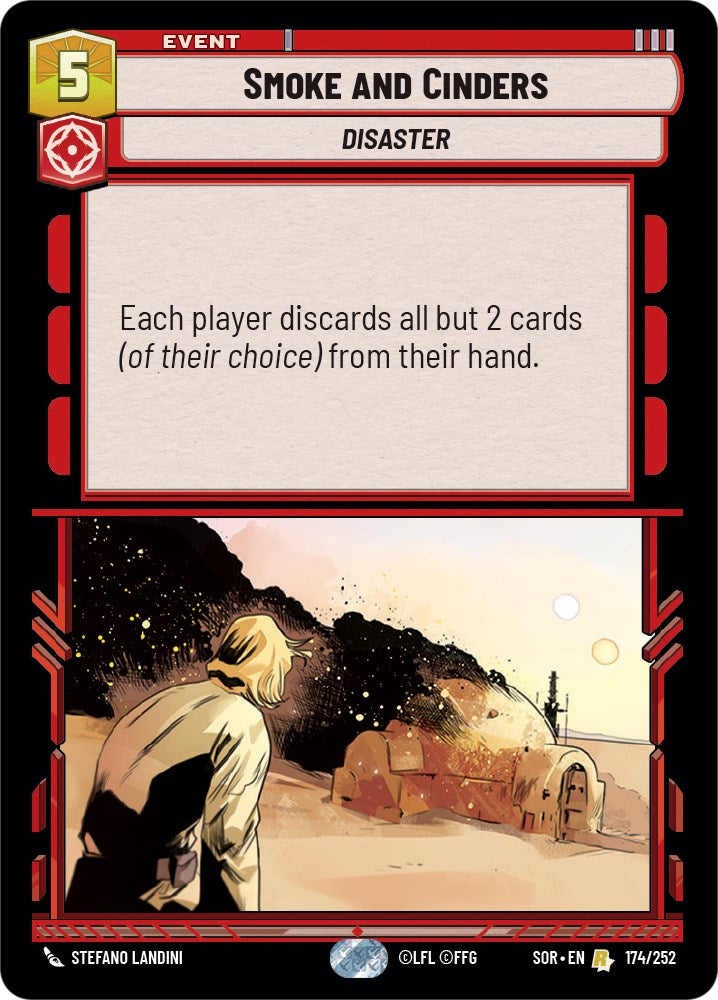 Smoke and Cinders (174/252) [Spark of Rebellion] | Cards and Coasters CA