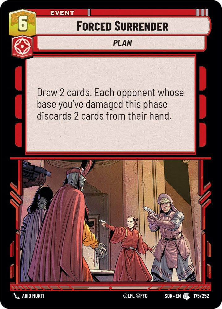 Forced Surrender (175/252) [Spark of Rebellion] | Cards and Coasters CA