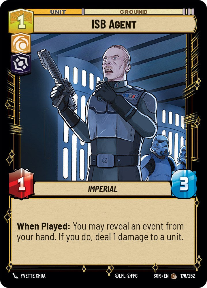 ISB Agent (176/252) [Spark of Rebellion] | Cards and Coasters CA