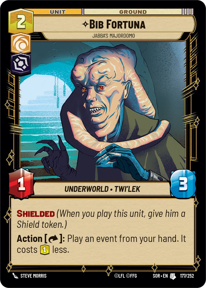 Bib Fortuna - Jabba's Majordomo (177/252) [Spark of Rebellion] | Cards and Coasters CA