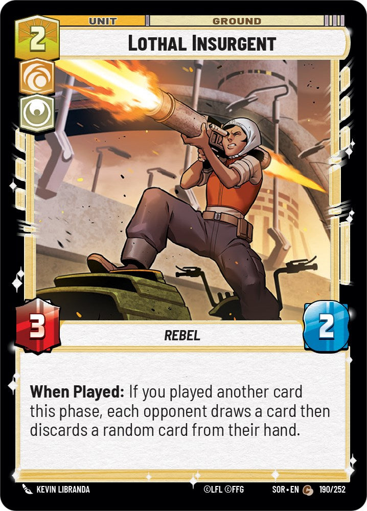 Lothal Insurgent (190/252) [Spark of Rebellion] | Cards and Coasters CA
