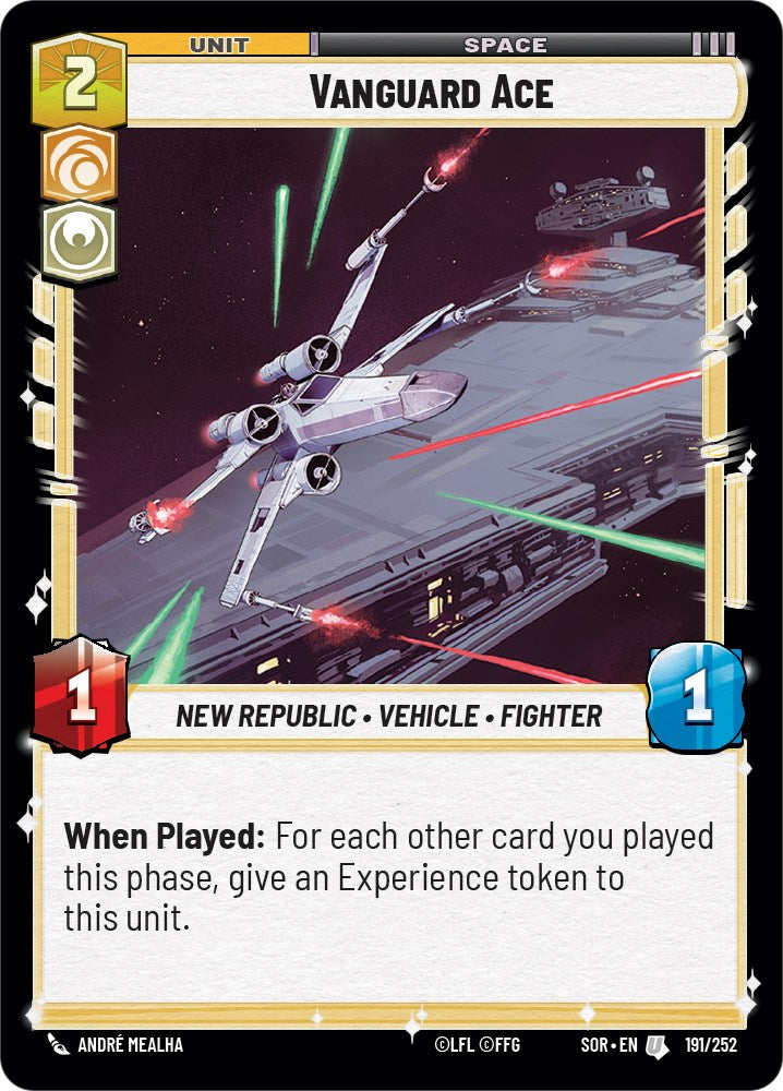 Vanguard Ace (191/252) [Spark of Rebellion] | Cards and Coasters CA