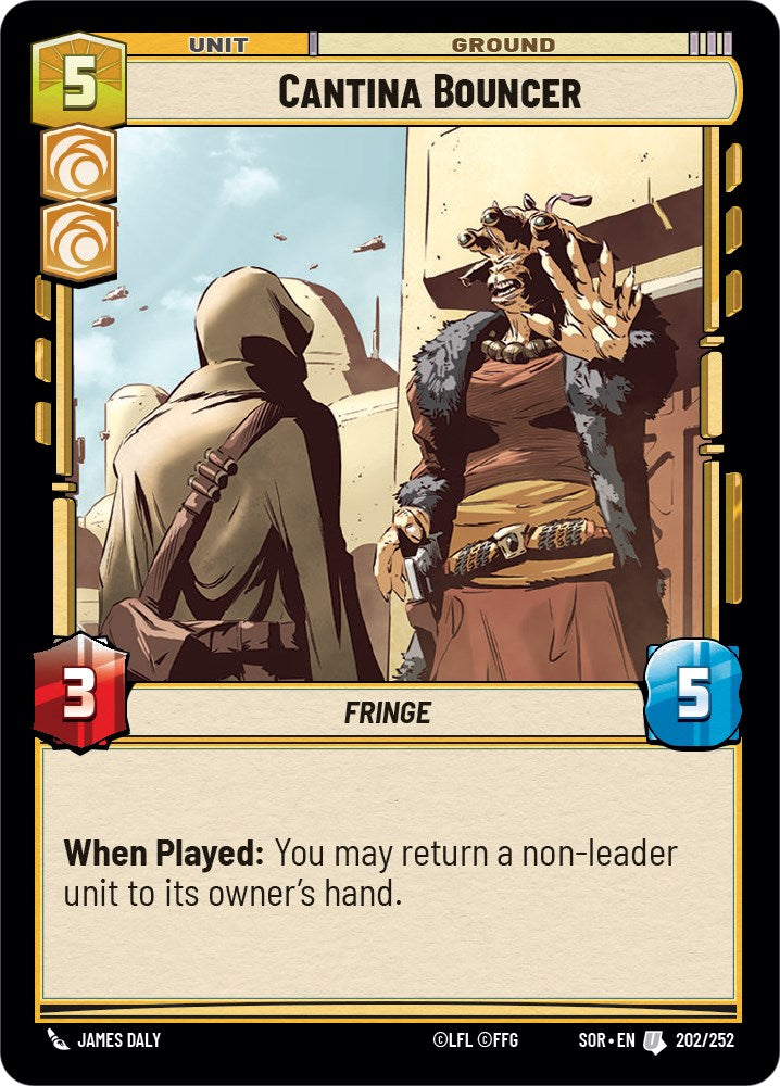 Cantina Bouncer (202/252) [Spark of Rebellion] | Cards and Coasters CA
