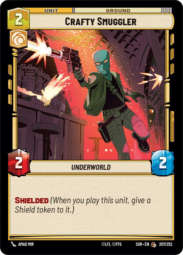 Crafty Smuggler (207/252) [Spark of Rebellion] | Cards and Coasters CA