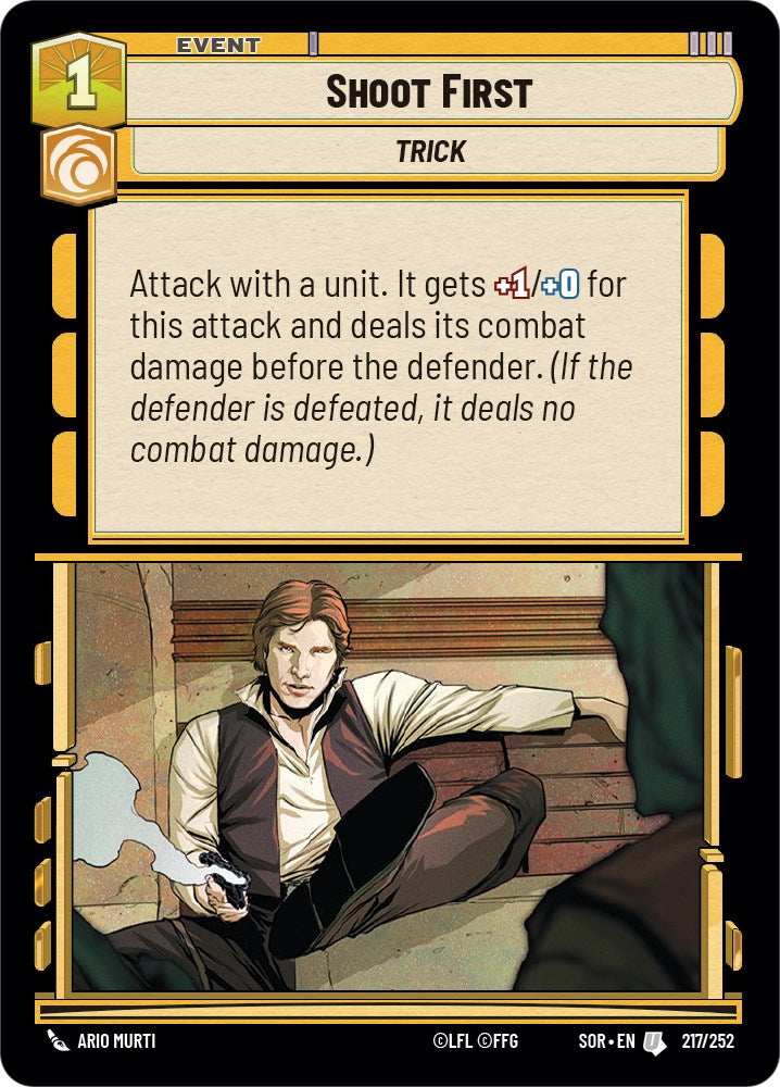 Shoot First (217/252) [Spark of Rebellion] | Cards and Coasters CA