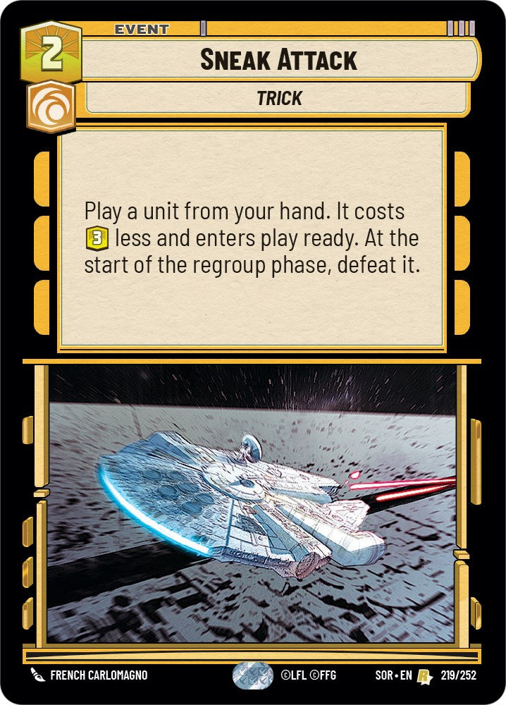 Sneak Attack (219/252) [Spark of Rebellion] | Cards and Coasters CA