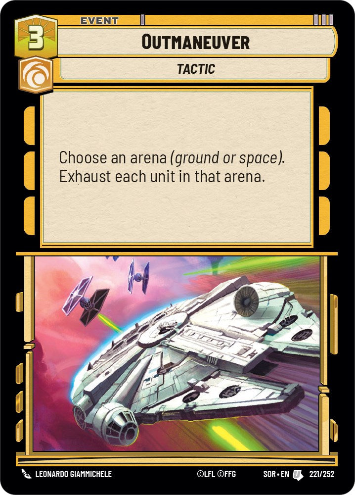 Outmaneuver (221/252) [Spark of Rebellion] | Cards and Coasters CA