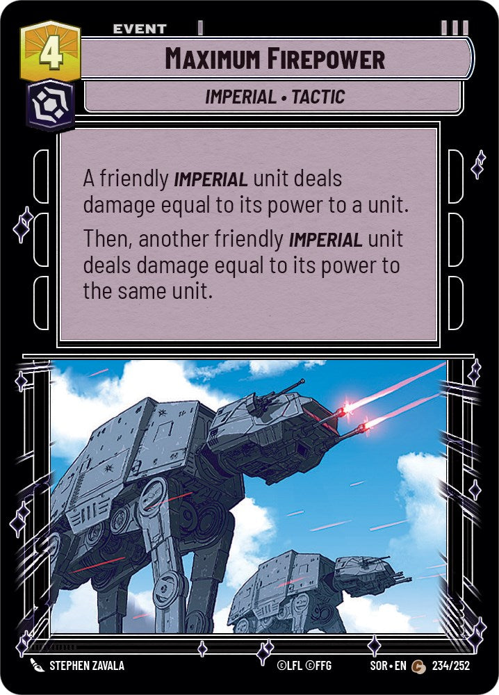 Maximum Firepower (234/252) [Spark of Rebellion] | Cards and Coasters CA