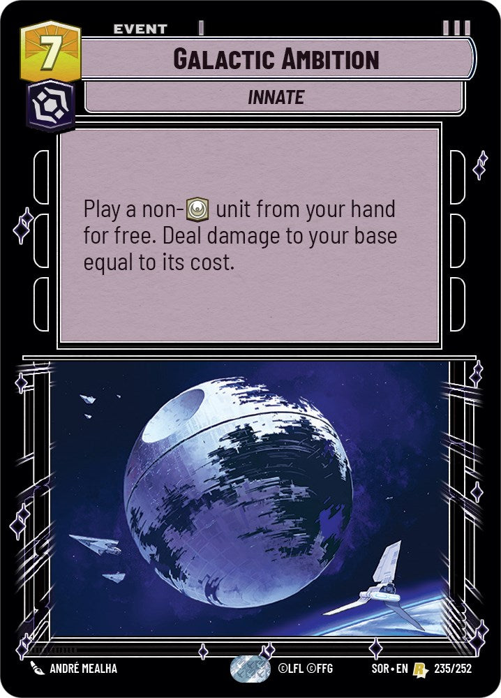 Galactic Ambition (235/252) [Spark of Rebellion] | Cards and Coasters CA