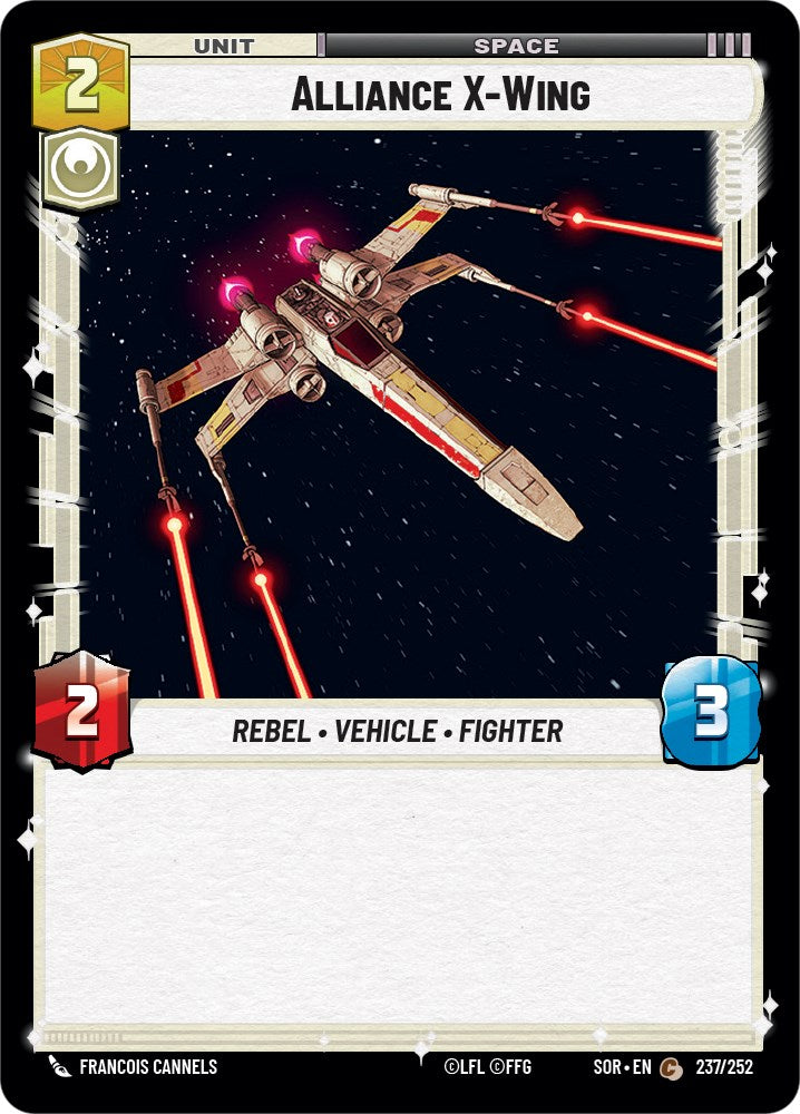 Alliance X-Wing (237/252) [Spark of Rebellion] | Cards and Coasters CA