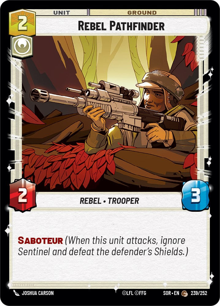 Rebel Pathfinder (239/252) [Spark of Rebellion] | Cards and Coasters CA