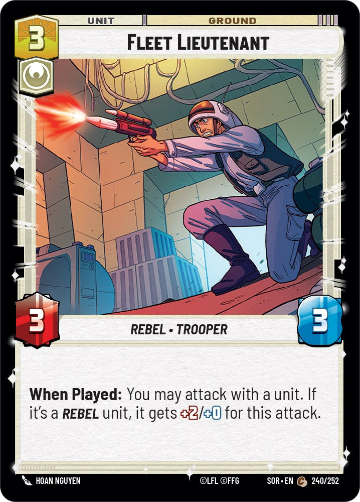 Fleet Lieutenant (240/252) [Spark of Rebellion] | Cards and Coasters CA