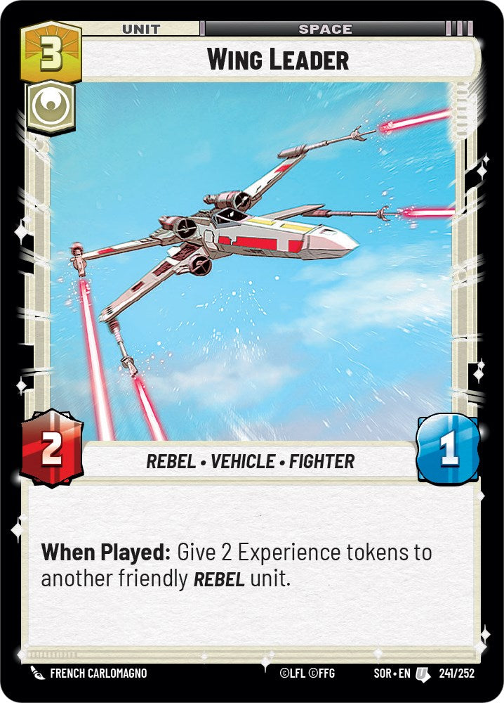 Wing Leader (241/252) [Spark of Rebellion] | Cards and Coasters CA