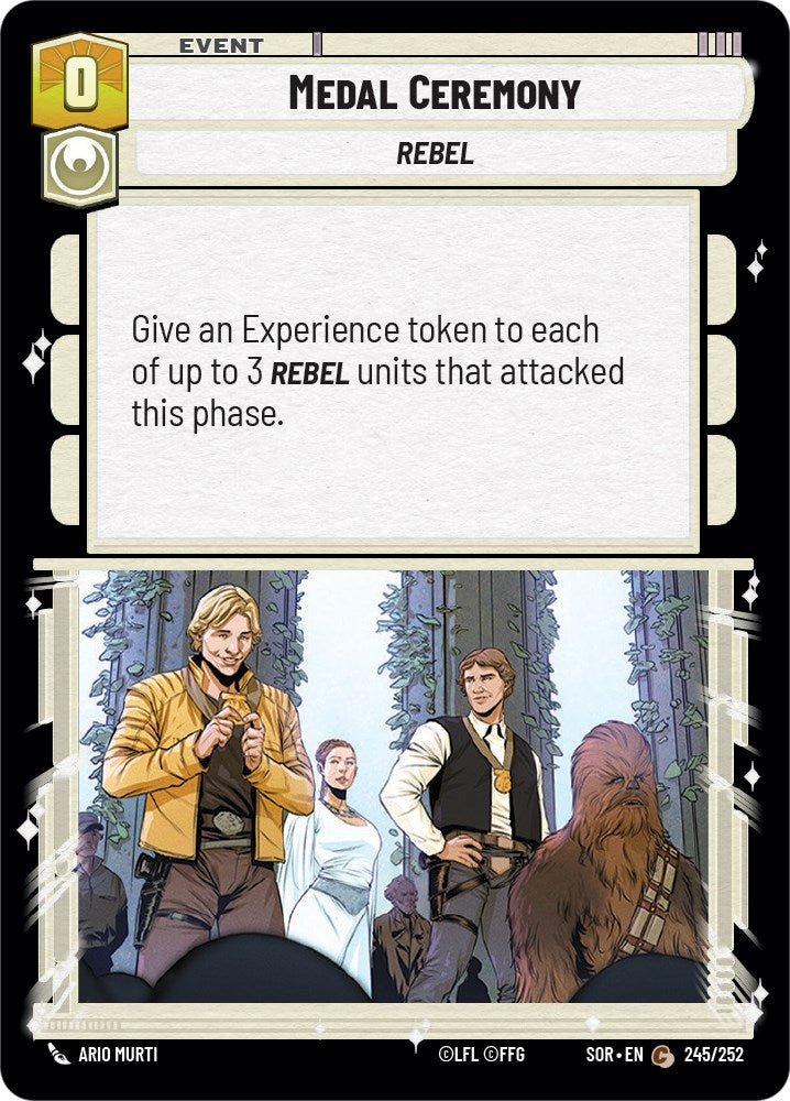 Medal Ceremony (245/252) [Spark of Rebellion] | Cards and Coasters CA