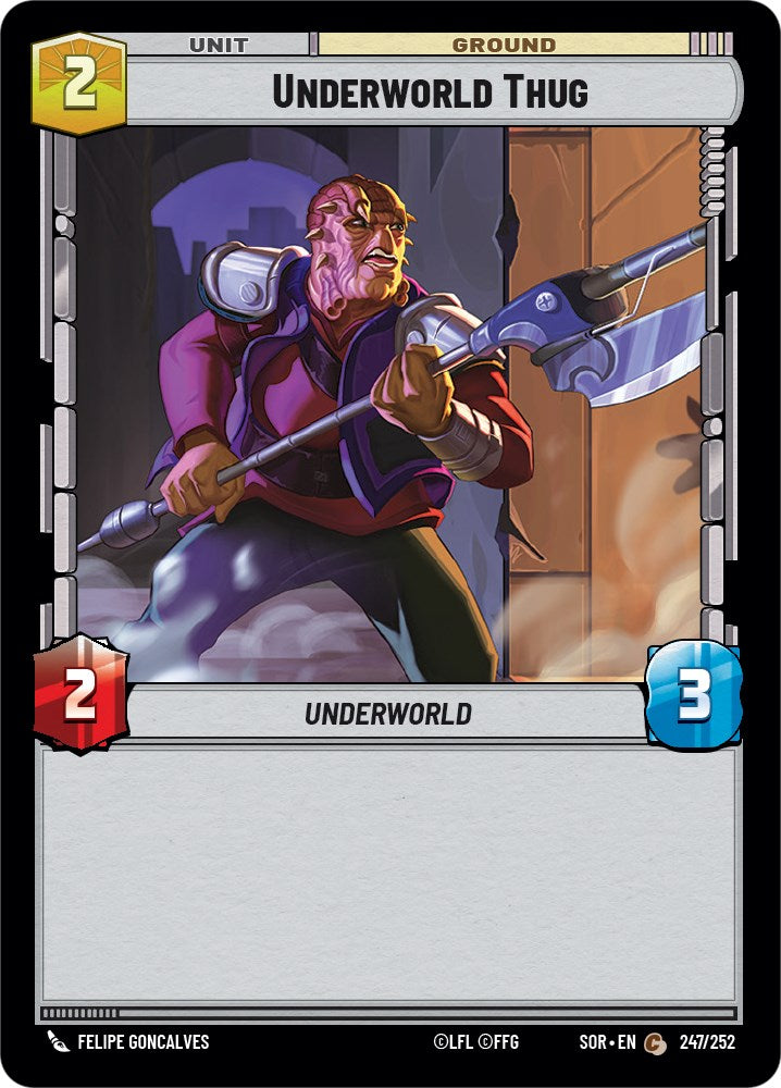 Underworld Thug (247/252) [Spark of Rebellion] | Cards and Coasters CA