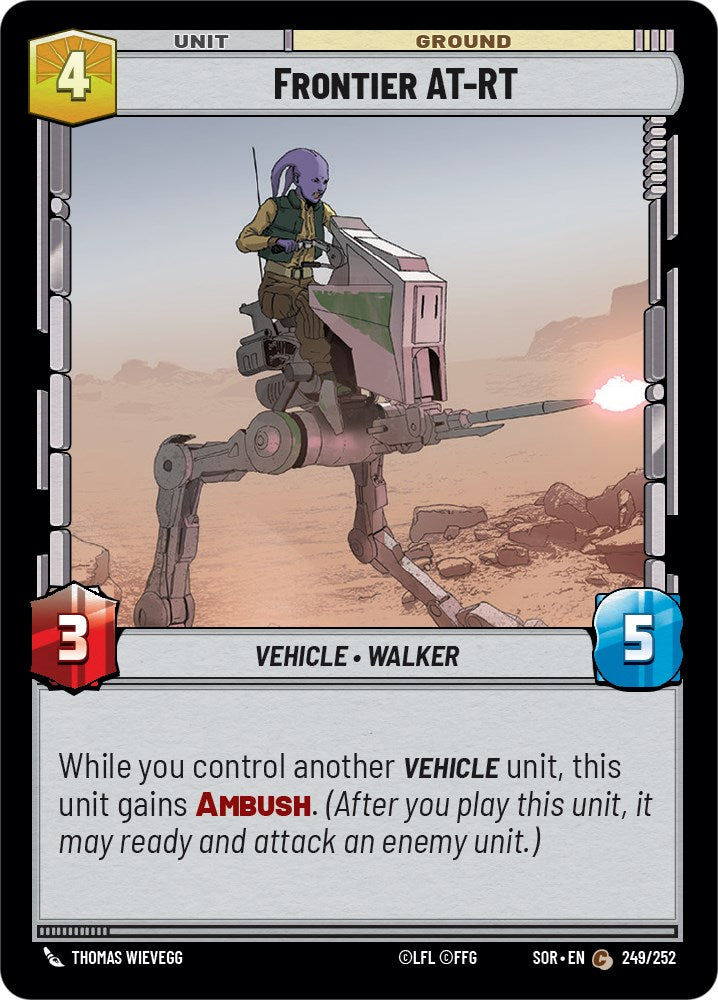Frontier AT-RT (249/252) [Spark of Rebellion] | Cards and Coasters CA
