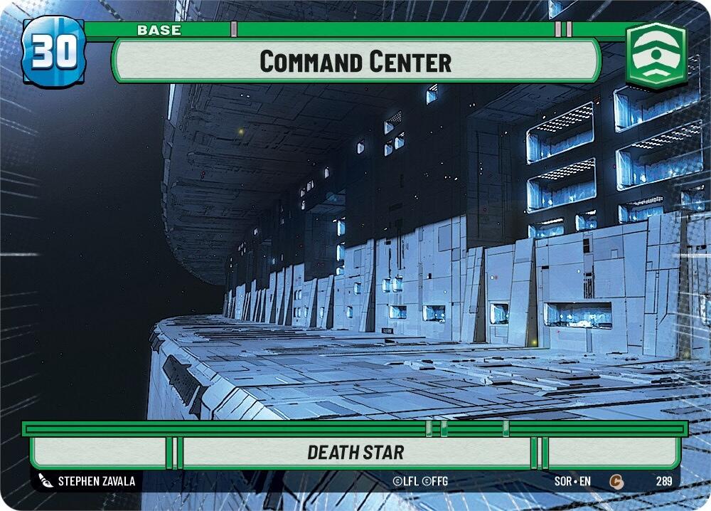 Command Center (Hyperspace) (289) [Spark of Rebellion] | Cards and Coasters CA