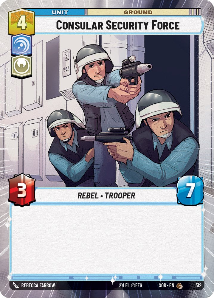 Consular Security Force (Hyperspace) (312) [Spark of Rebellion] | Cards and Coasters CA