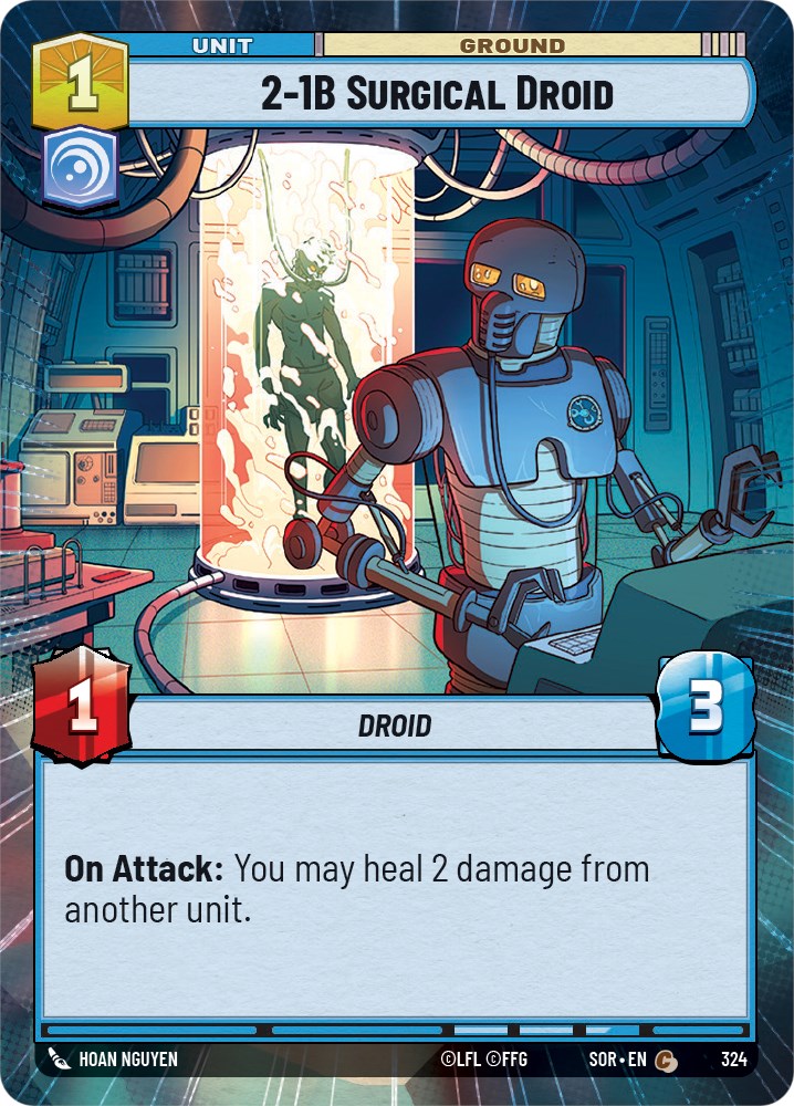 2-1B Surgical Droid (Hyperspace) (324) [Spark of Rebellion] | Cards and Coasters CA