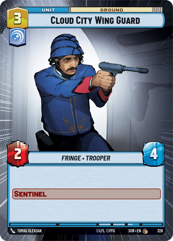 Cloud City Wing Guard (Hyperspace) (328) [Spark of Rebellion] | Cards and Coasters CA