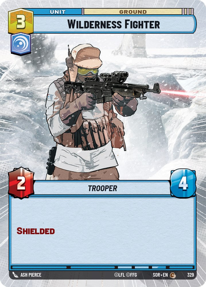 Wilderness Fighter (Hyperspace) (329) [Spark of Rebellion] | Cards and Coasters CA