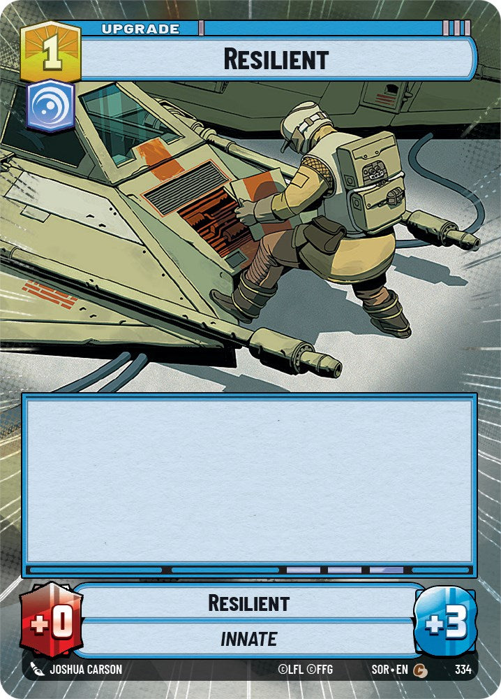 Resilient (Hyperspace) (334) [Spark of Rebellion] | Cards and Coasters CA