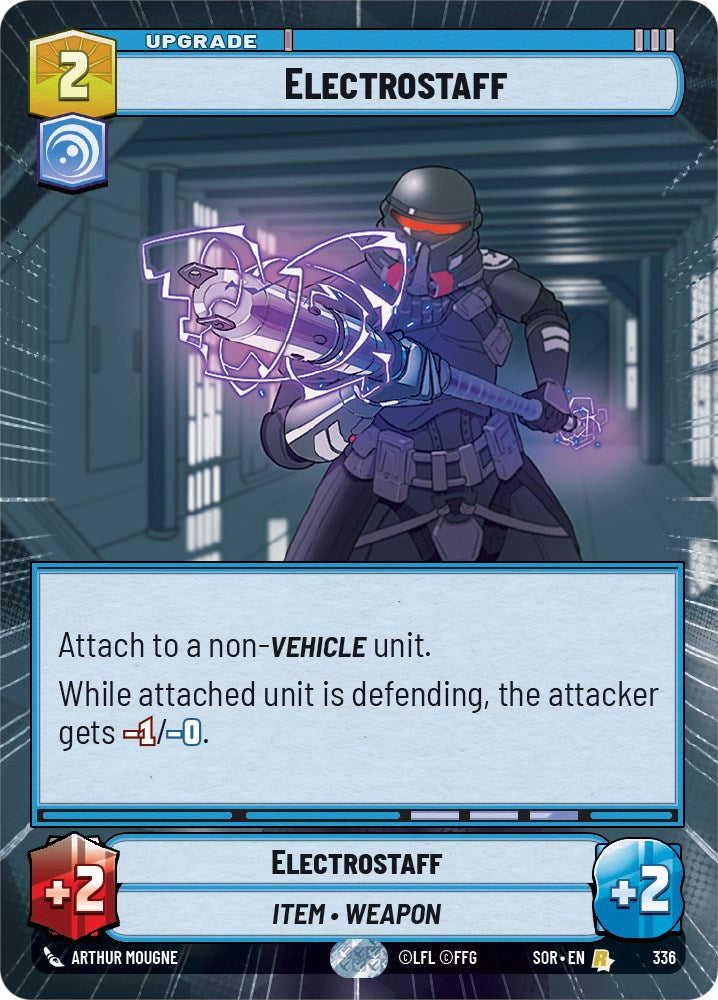 Electrostaff (Hyperspace) (336) [Spark of Rebellion] | Cards and Coasters CA