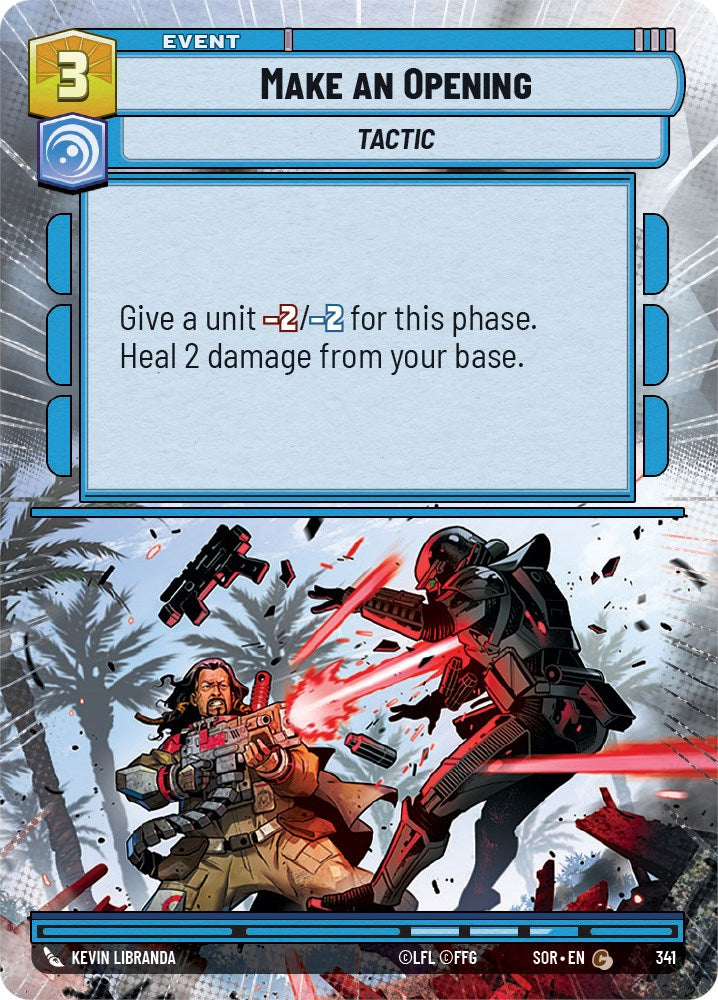 Make An Opening (Hyperspace) (341) [Spark of Rebellion] | Cards and Coasters CA