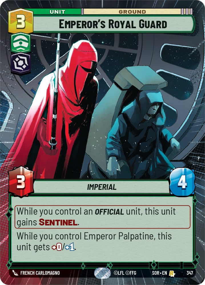 Emperor's Royal Guard (Hyperspace) (347) [Spark of Rebellion] | Cards and Coasters CA