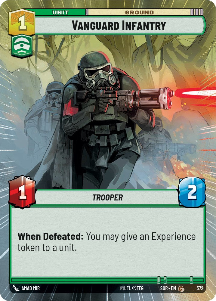 Vanguard Infantry (Hyperspace) (372) [Spark of Rebellion] | Cards and Coasters CA
