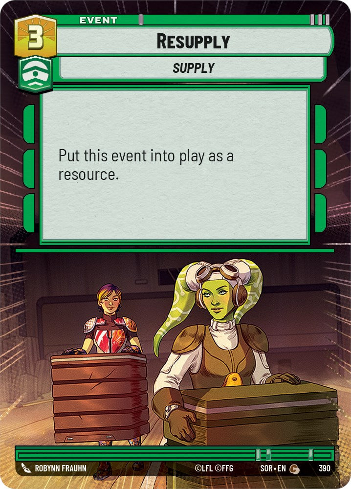 Resupply (Hyperspace) (390) [Spark of Rebellion] | Cards and Coasters CA
