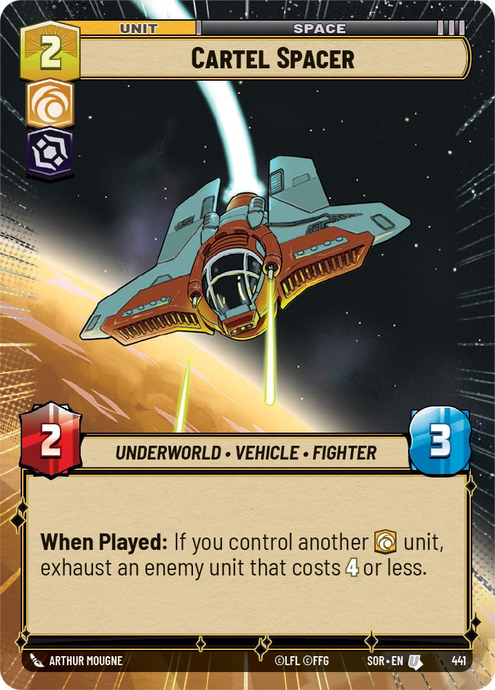 Cartel Spacer (Hyperspace) (441) [Spark of Rebellion] | Cards and Coasters CA