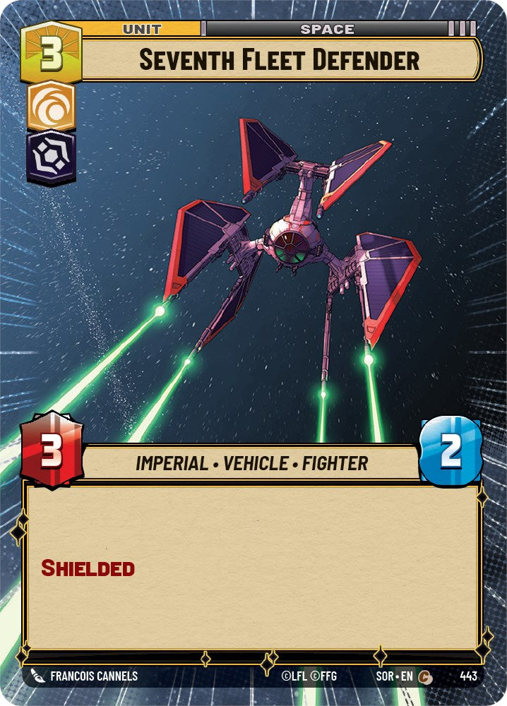 Seventh Fleet Defender (Hyperspace) (443) [Spark of Rebellion] | Cards and Coasters CA