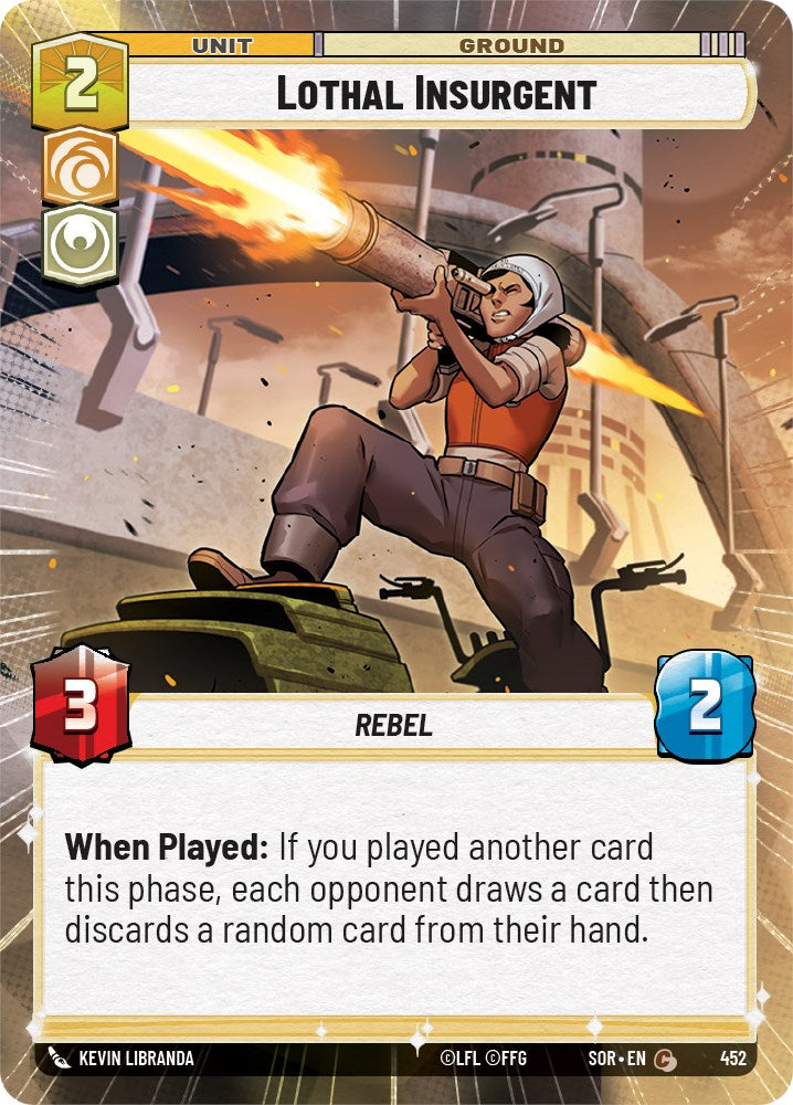 Lothal Insurgent (Hyperspace) (452) [Spark of Rebellion] | Cards and Coasters CA