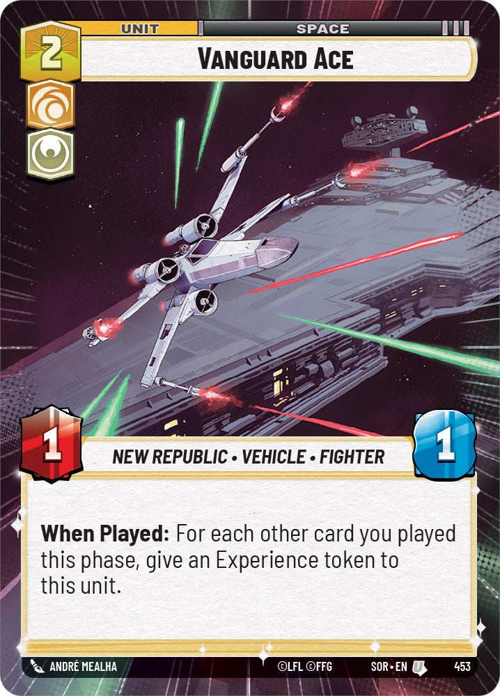 Vanguard Ace (Hyperspace) (453) [Spark of Rebellion] | Cards and Coasters CA