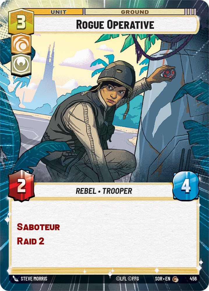 Rogue Operative (Hyperspace) (456) [Spark of Rebellion] | Cards and Coasters CA