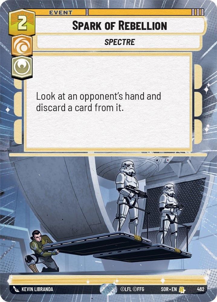 Spark of Rebellion (Hyperspace) (462) [Spark of Rebellion] | Cards and Coasters CA