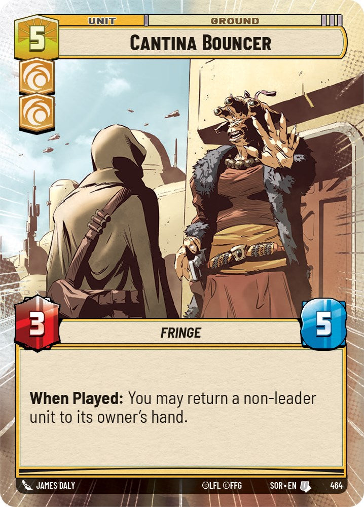 Cantina Bouncer (Hyperspace) (464) [Spark of Rebellion] | Cards and Coasters CA