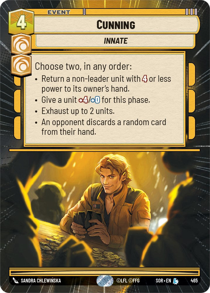 Cunning (Hyperspace) (465) [Spark of Rebellion] | Cards and Coasters CA