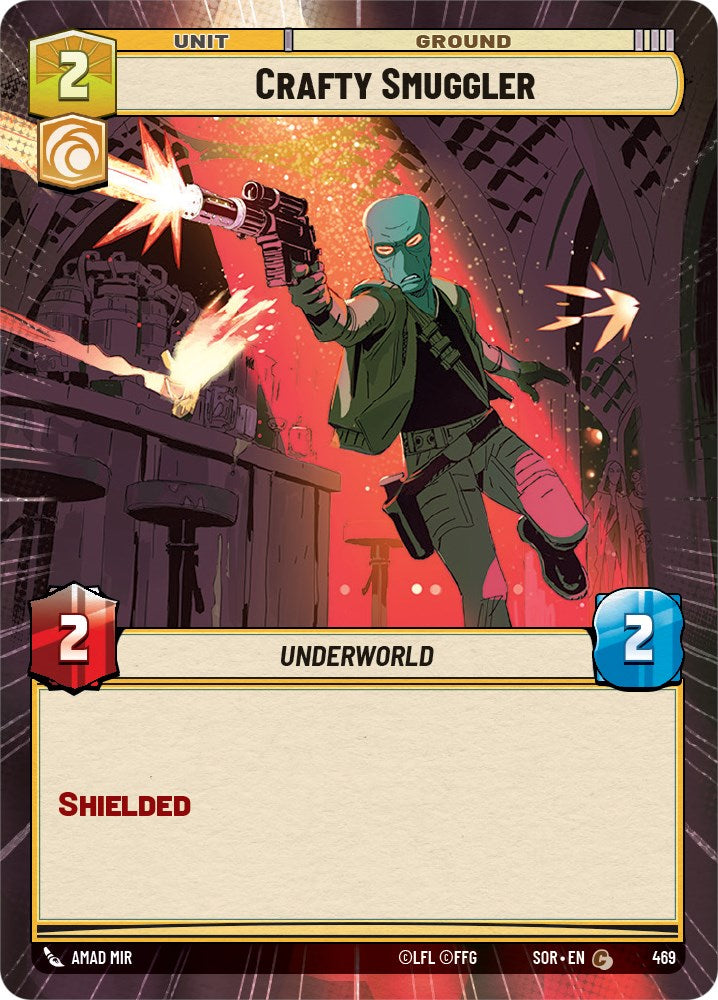 Crafty Smuggler (Hyperspace) (469) [Spark of Rebellion] | Cards and Coasters CA