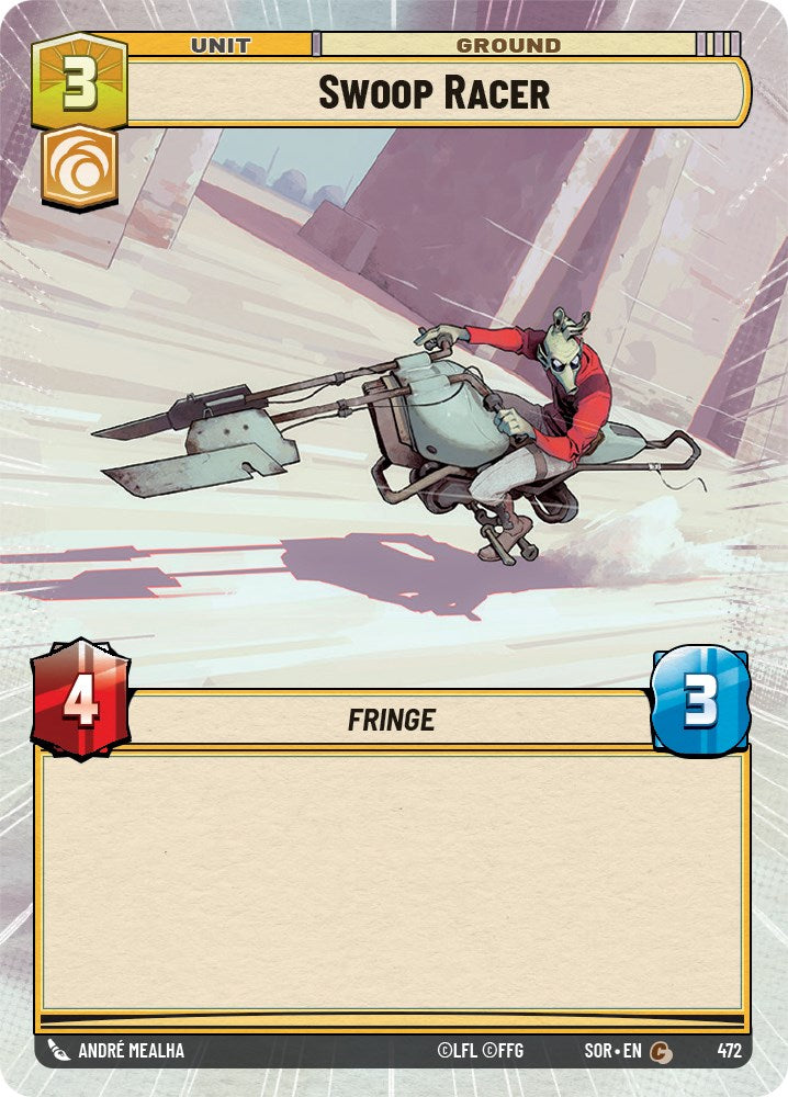 Swoop Racer (Hyperspace) (472) [Spark of Rebellion] | Cards and Coasters CA