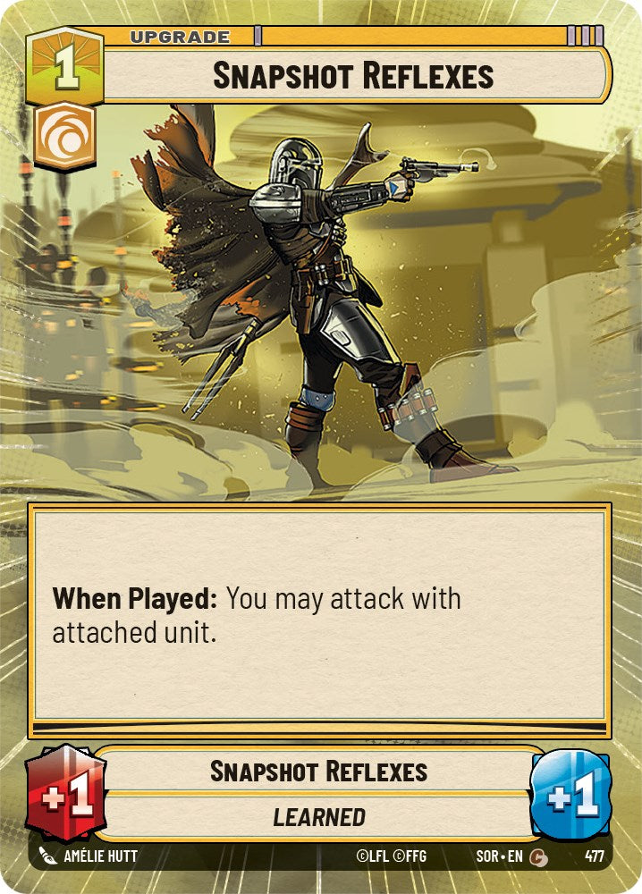 Snapshot Reflexes (Hyperspace) (477) [Spark of Rebellion] | Cards and Coasters CA