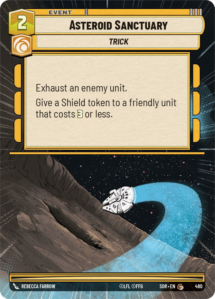 Asteroid Sanctuary (Hyperspace) (480) [Spark of Rebellion] | Cards and Coasters CA