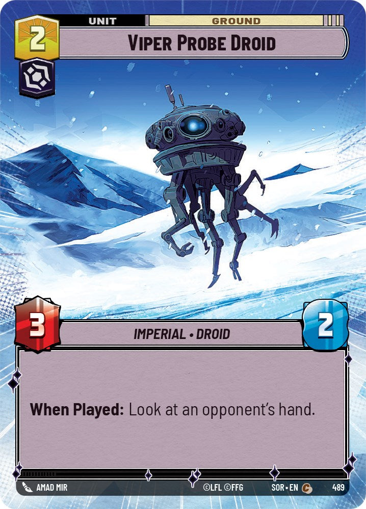 Viper Probe Droid (Hyperspace) (489) [Spark of Rebellion] | Cards and Coasters CA