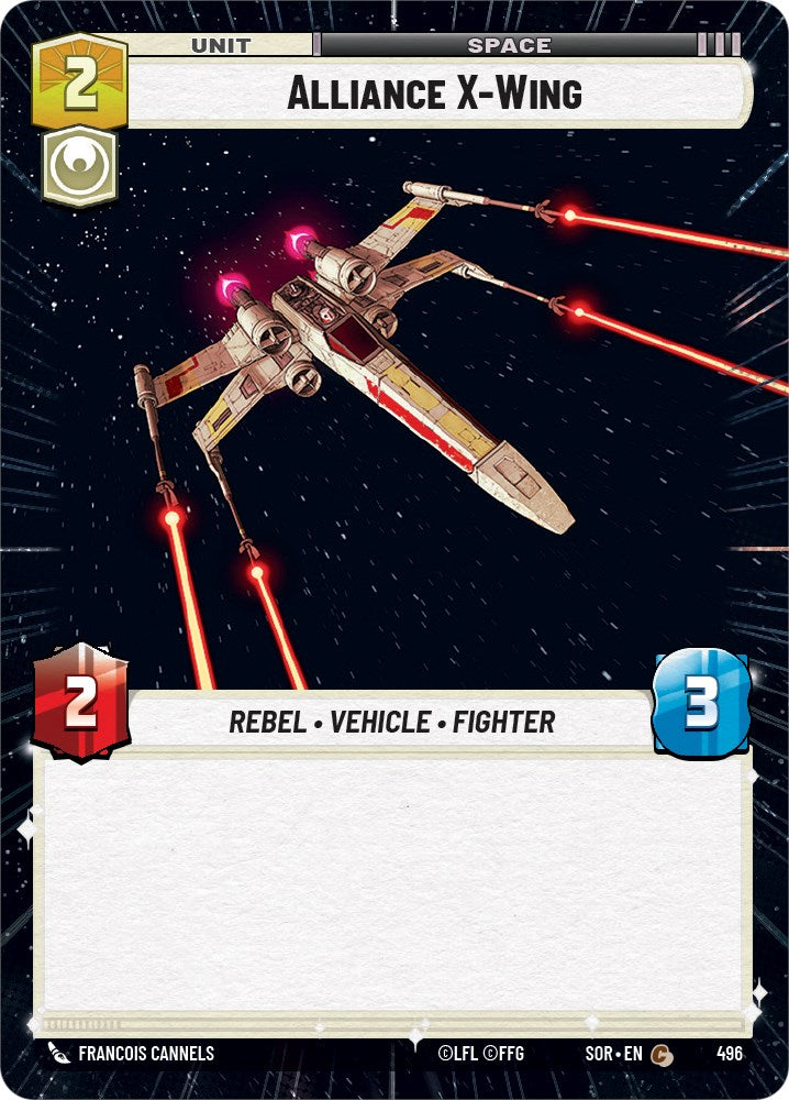 Alliance X-Wing (Hyperspace) (496) [Spark of Rebellion] | Cards and Coasters CA
