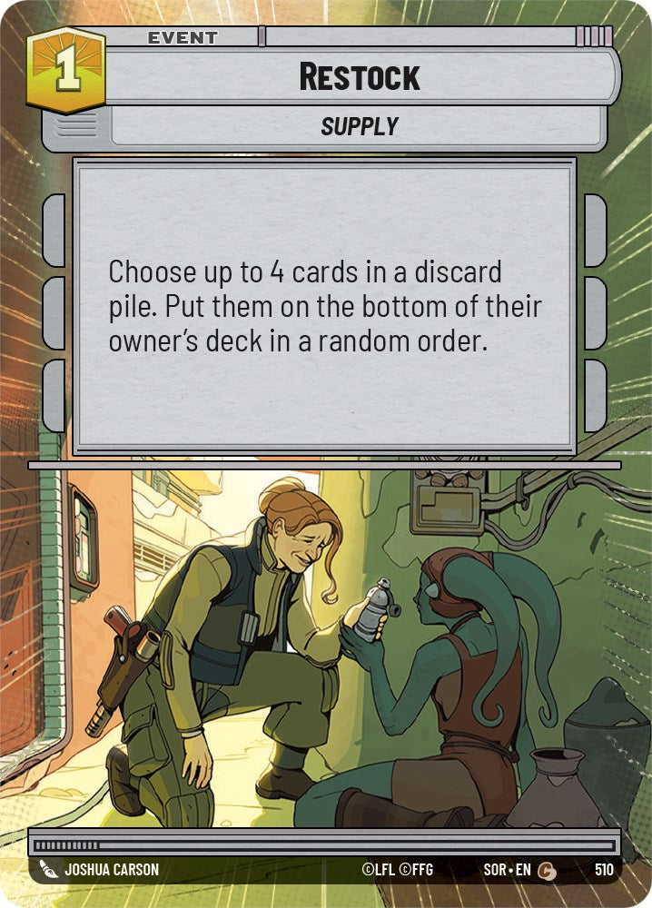 Restock (Hyperspace) (510) [Spark of Rebellion] | Cards and Coasters CA