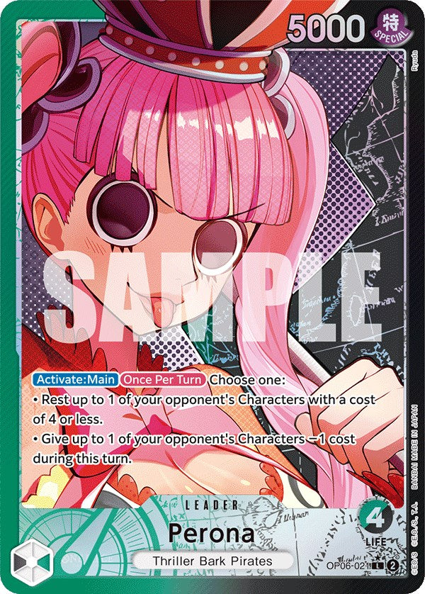 Perona (Alternate Art) [Wings of the Captain] | Cards and Coasters CA